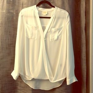 Anthropology Chiffon Top
